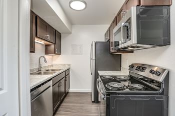 Mocha cabinets